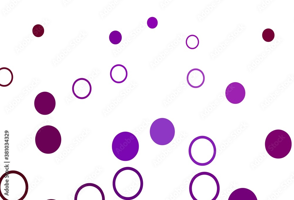 Light Purple vector texture with disks.