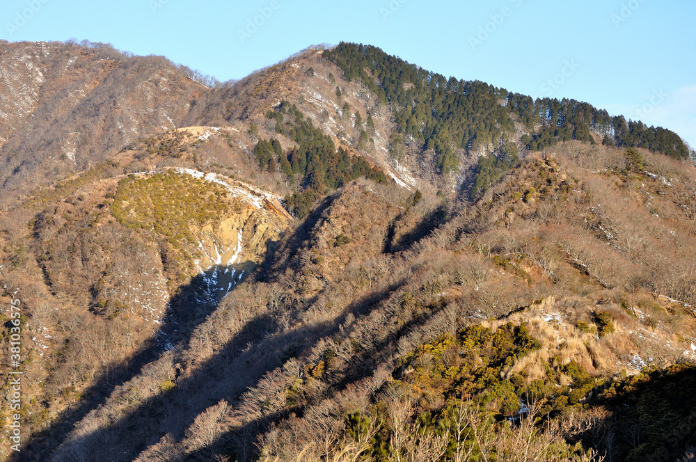 Fototapeta premium 丹沢の烏尾山より望む新大日