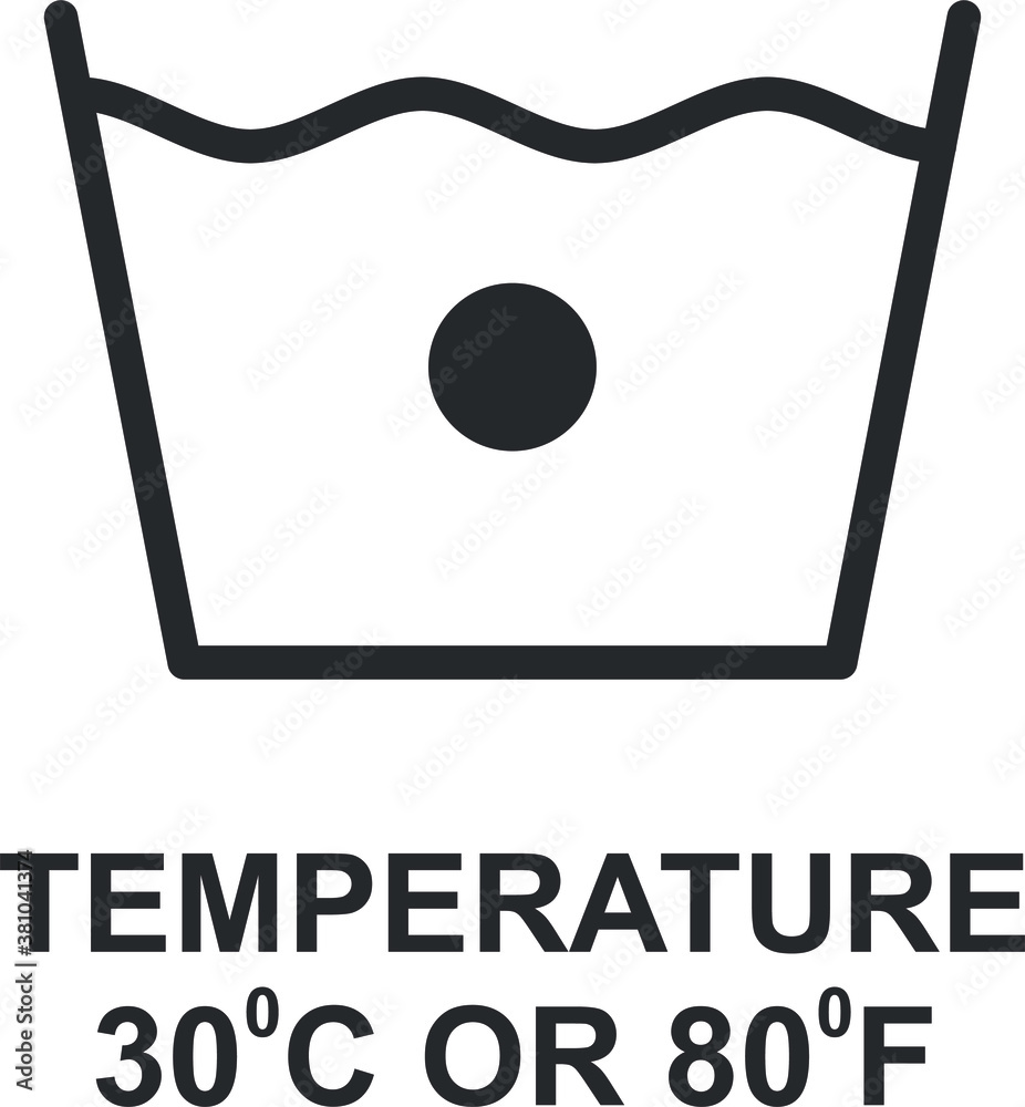TEMPERATURE 30 DEGREE ICON, SIGN AND SYMBOL TEMPERATURE 30 DEGREE ICON, SIGN AND SYMBOL