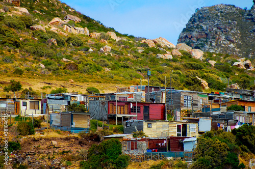 Colorful Favela in South Africa