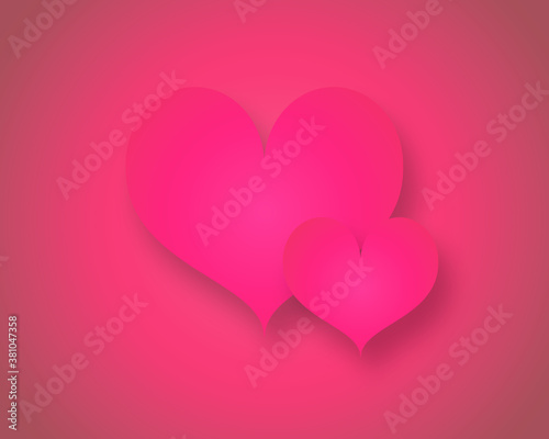 pink valentine heart