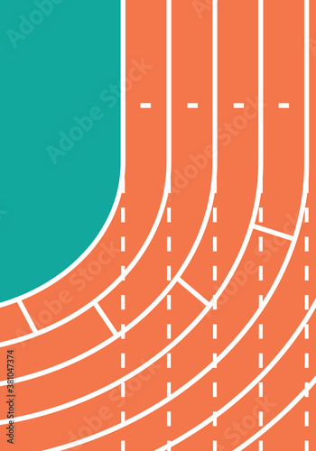 running track illustration