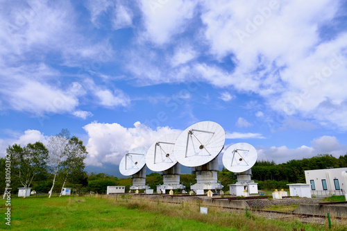 Naklejka 【長野】国立天文台野辺山宇宙電波観測所（パラボラアンテナ）