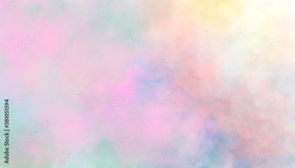 Watercolor paint like gradient background pastel ombre style. Iridescent template for brochure, banner, wallpaper, mobile screen. Neon hologram theme Watercolor paint like gradient background pastel ombre style. Iridescent template for brochure, banner, wallpaper, mobile screen. Neon hologram theme