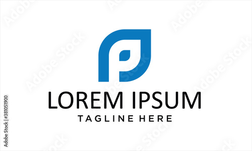 LETTER P LOGO ICON DESIGN TEMPLATE