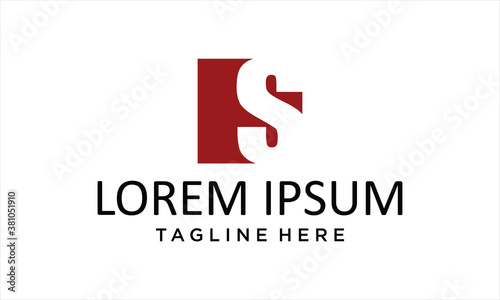 NEGATIVE SPACE LETTER S IN A BOX LOGO DESIGN CONCEPT