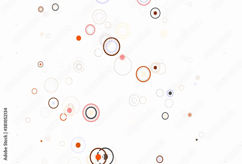 Light Brown vector texture with disks.