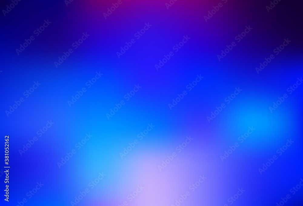 Dark Pink, Blue vector blurred bright template.