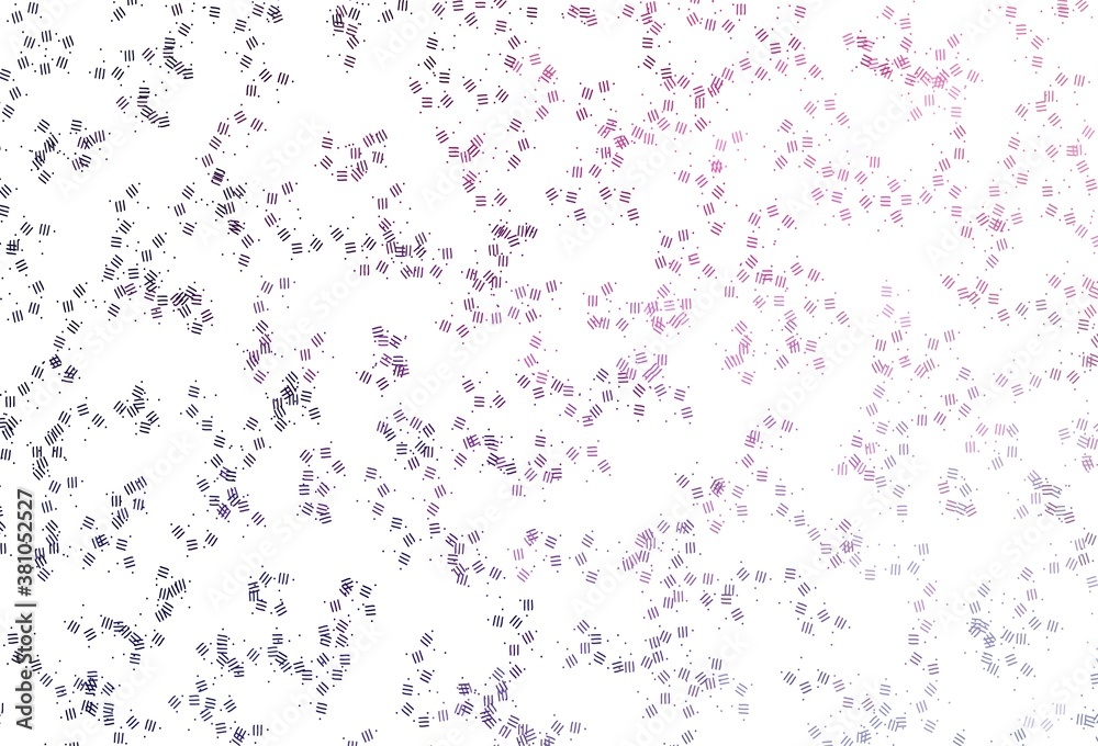Light Purple, Pink vector layout with flat lines, dots.