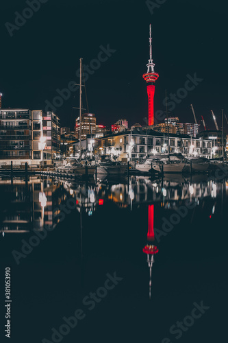 Auckland night view, New Zealand