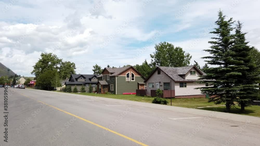 Quaint houses in the town of Waterton, Alberta Canada Quaint houses in the town of Waterton, Alberta Canada