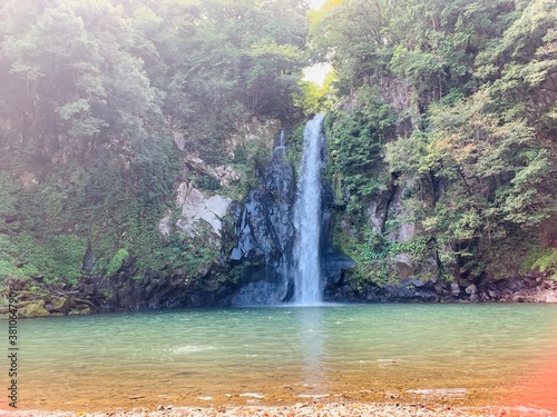 Waterfall in toyooka, toyooka, japan photo