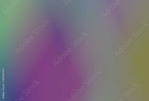 Abstract blurry gradient mesh background in bright rainbow colors.