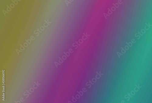 Abstract blurry gradient mesh background in bright rainbow colors.
