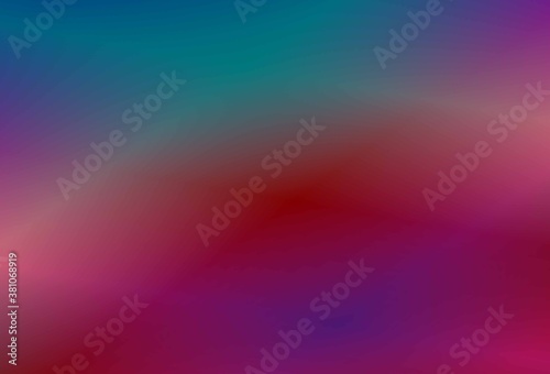 Abstract blurry gradient mesh background in bright rainbow colors.
