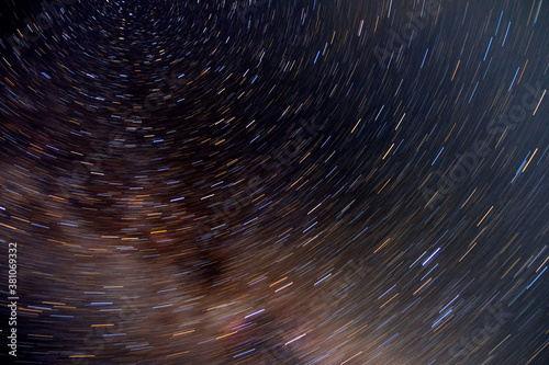 Stars long speed shutter