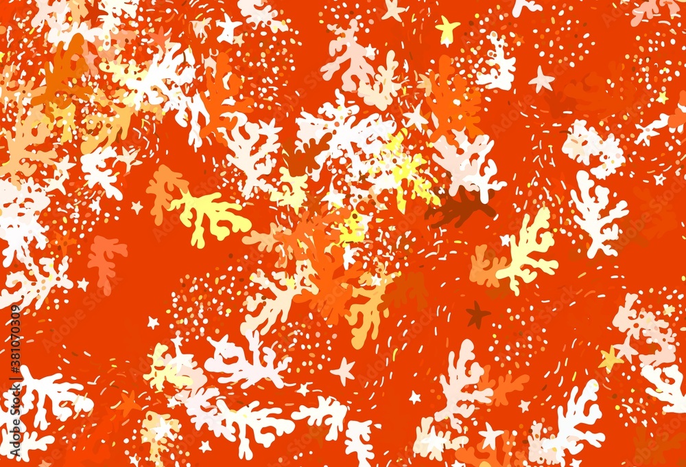 Light Red vector pattern with random forms. Light Red vector pattern with random forms.