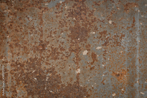 Grunge rusted metal texture, rust and oxidized metal background. Old metal iron panel