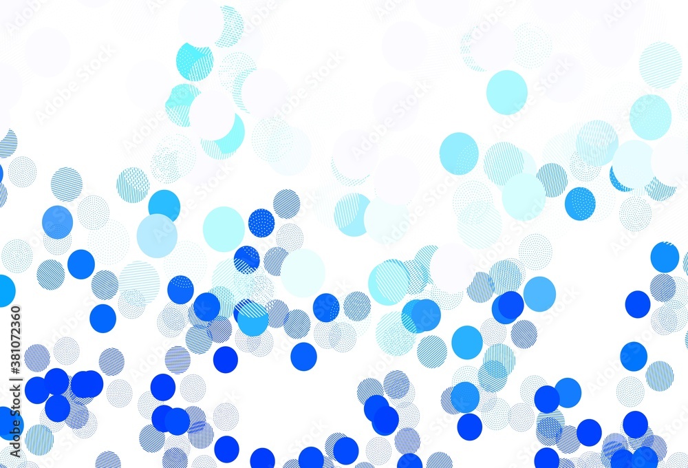 Light BLUE vector pattern with spheres. Light BLUE vector pattern with spheres.