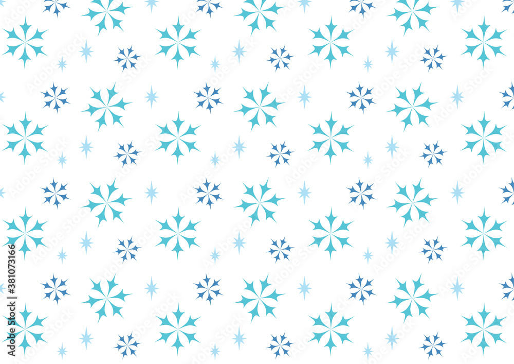 雪の結晶背景柄の背景イラスト Stock Vector Adobe Stock