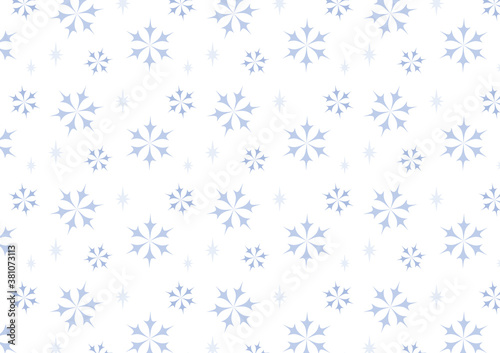 淡い色の冬の結晶y背景イラスト