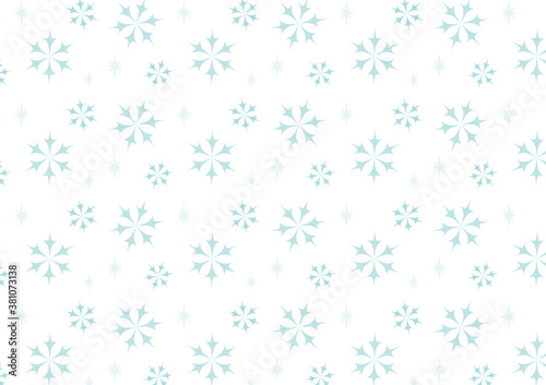 淡い色の冬の結晶y背景イラスト