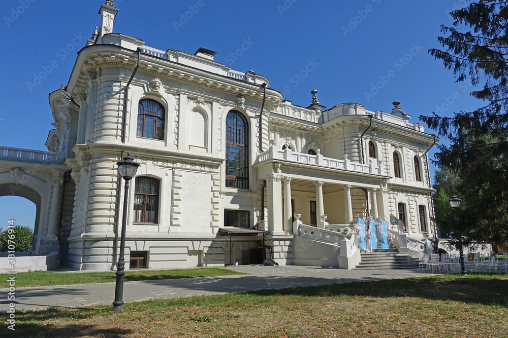 Historical landmark of Tambov, 19th century Aseev house, Russia