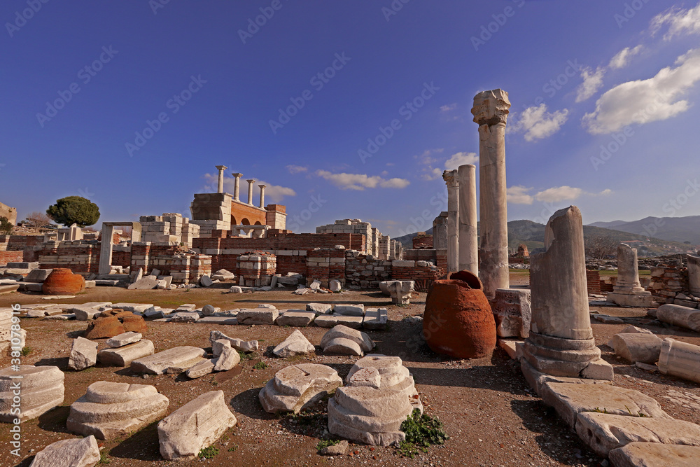 Aziz Jean Bazilikası, Efes antik kenti 20 Ocak 2020 / İzmir / Türkiye