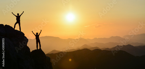 friendship on the mountain top