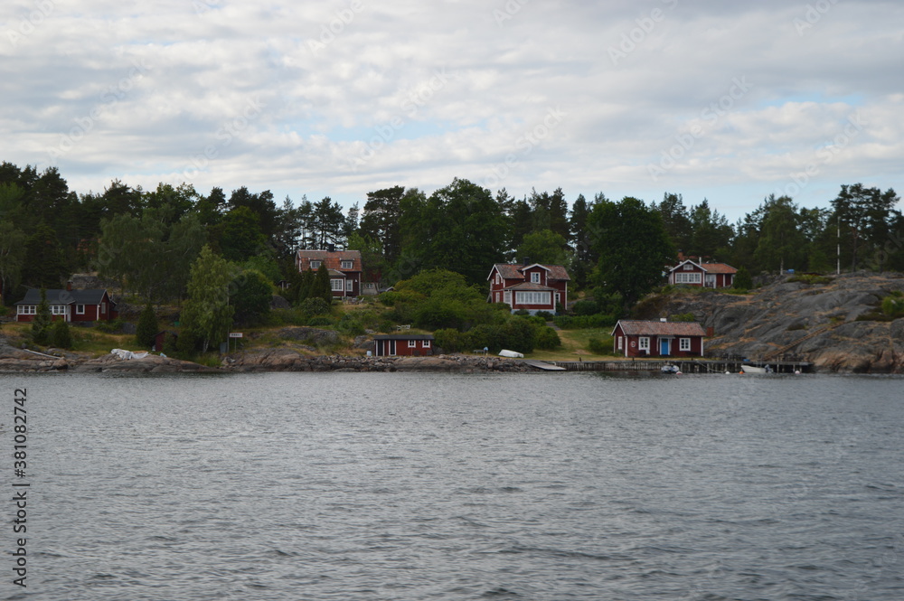 The stunning islands and ocean in the Stockholm Archipelago (Skärgård) in Sweden