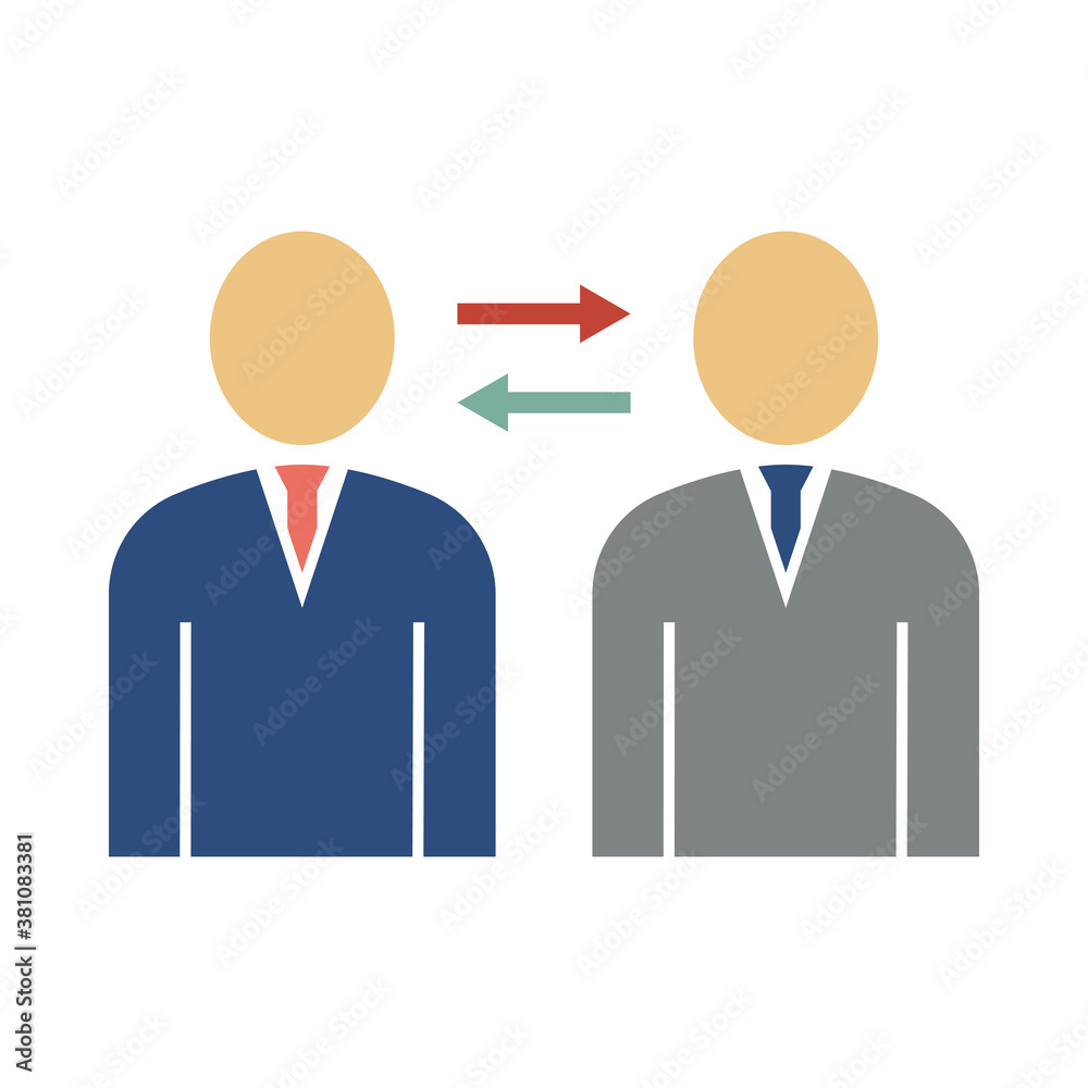 Corporate Interaction Icon Corporate Interaction Icon