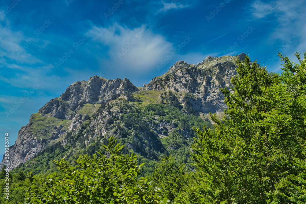 Mountain view in Prokletije National Park