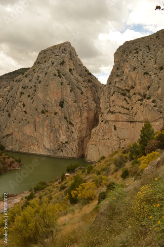 The dramatic and dangerous hiking path Caminito Del Rey and the town of Ronda in Southern Spain
