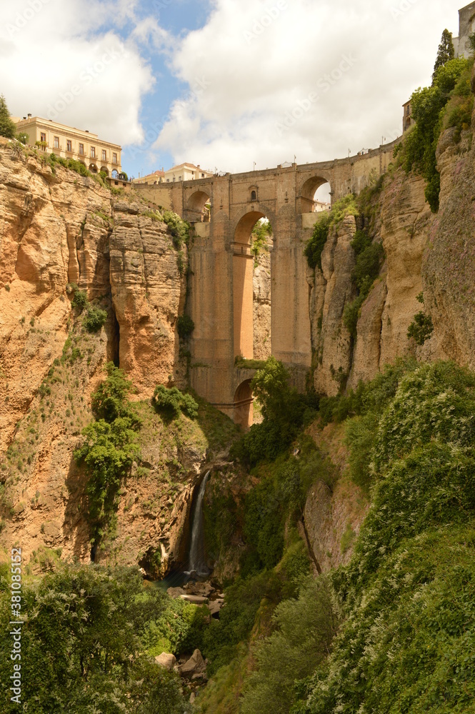 The dramatic and dangerous hiking path El Caminito Del Rey and Ronda in Spain