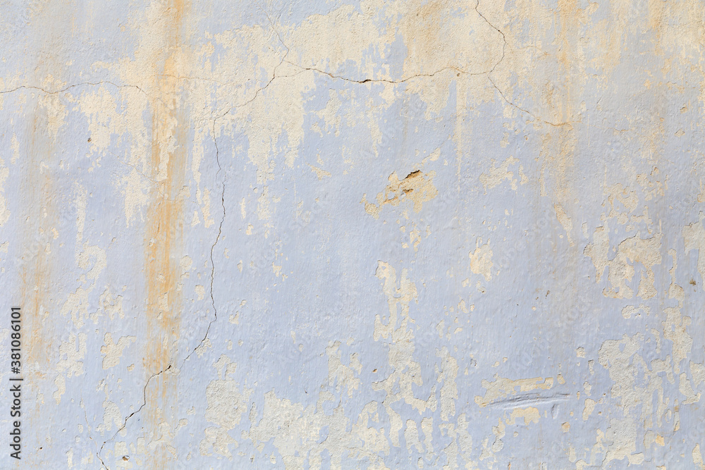 Peeling paint on the wall seamless texture.