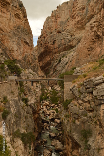 The dramatic and dangerous walkway Caminito Del Rey and the town of Ronda in Southern Spain © ChrisOvergaard