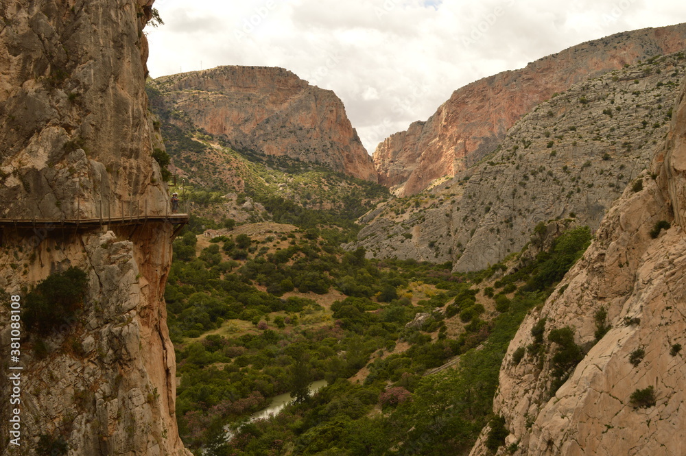 The dramatic and dangerous walkway Caminito Del Rey and the town of Ronda in Southern Spain