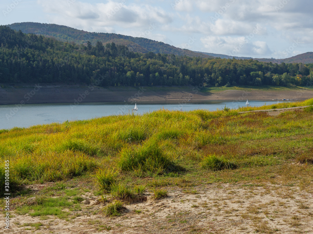 Obraz premium Waldeck und der Edersee