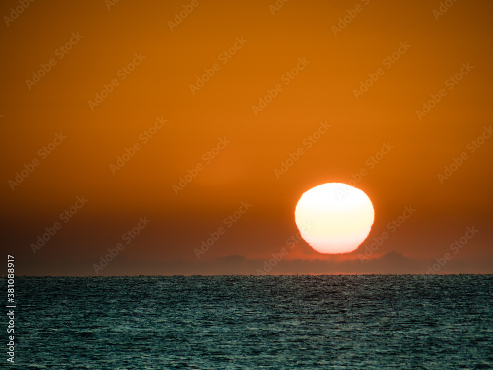 Sunrise over sea