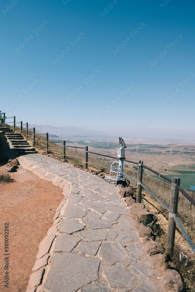 Fototapeta premium path with lookover 