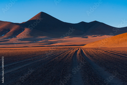 Eroded landscape, Campos de Piedra Pomez, El Peñón village, La Puna, Argentina, South America, America