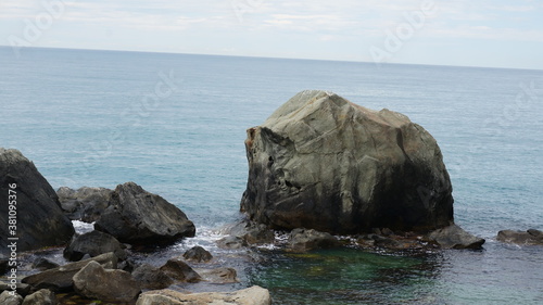 rocks and sea