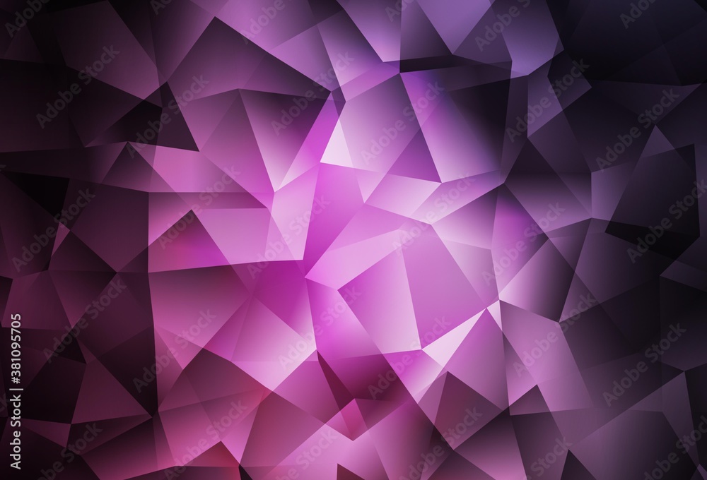 Dark Pink vector low poly texture. Dark Pink vector low poly texture.