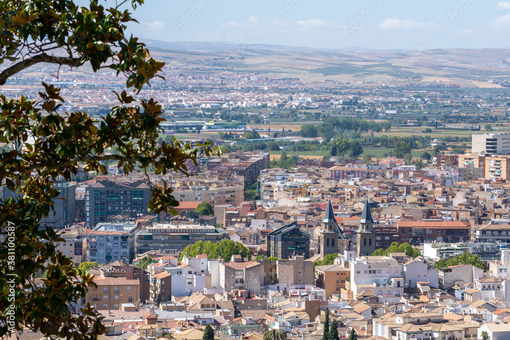 View of Granada from the Carmen de Los Martires