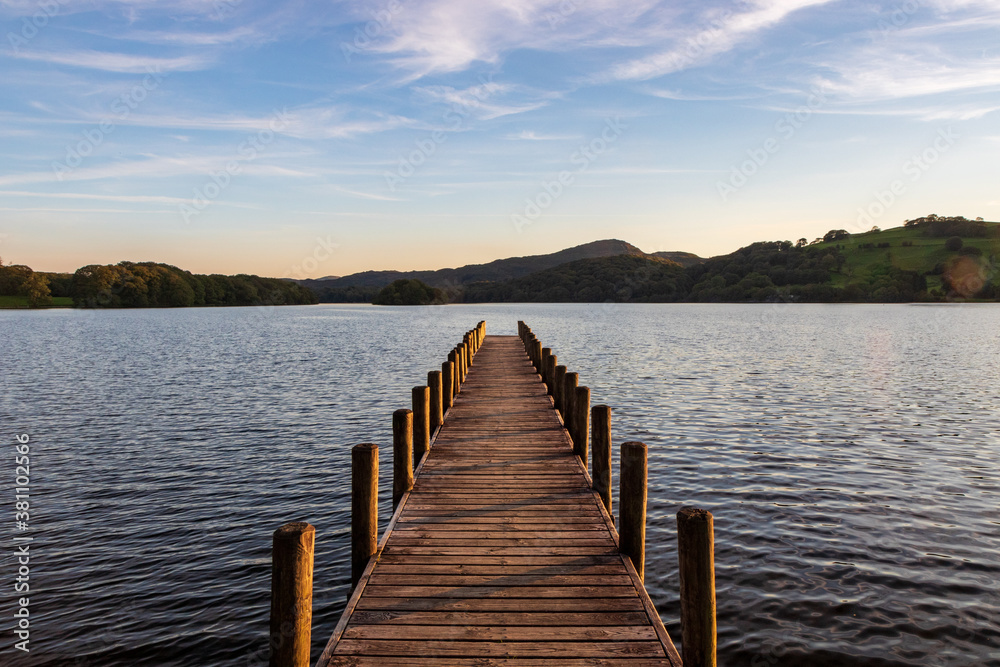 pier at sunset