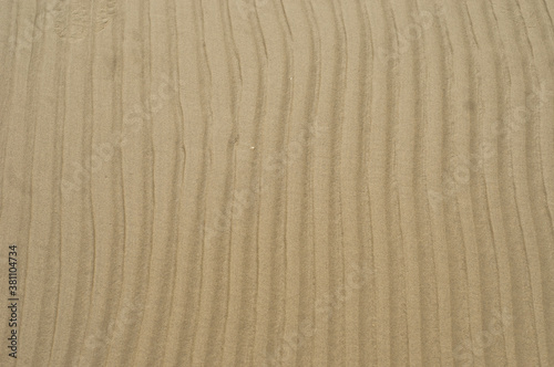 Sand pattern texture, sand by the sea