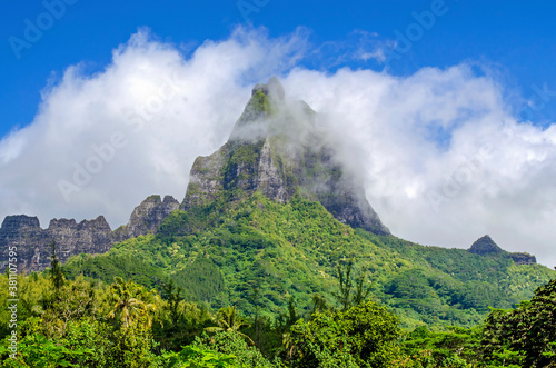 Tropical mountain, French Polynesia