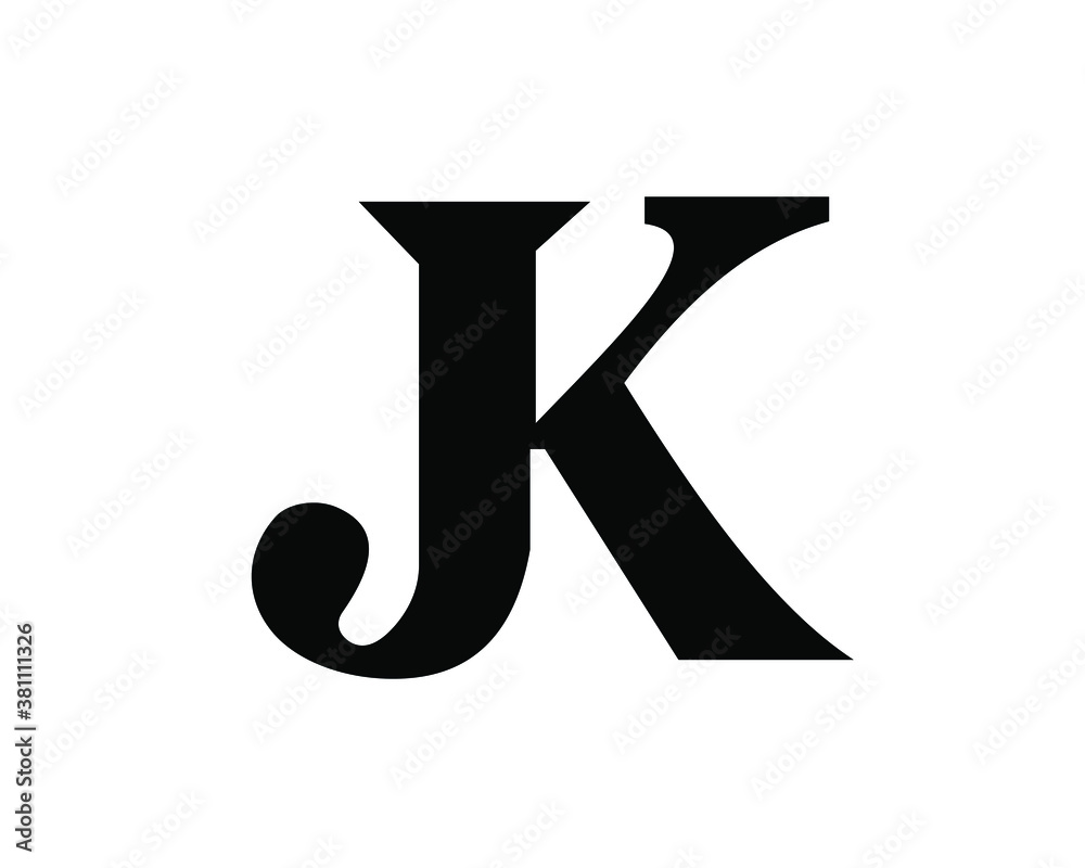 j and k creative logo design and monogram j and k creative logo design and monogram
