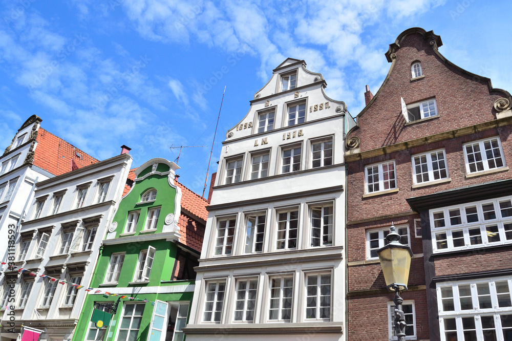 Beautiful old architecture of Hamburg