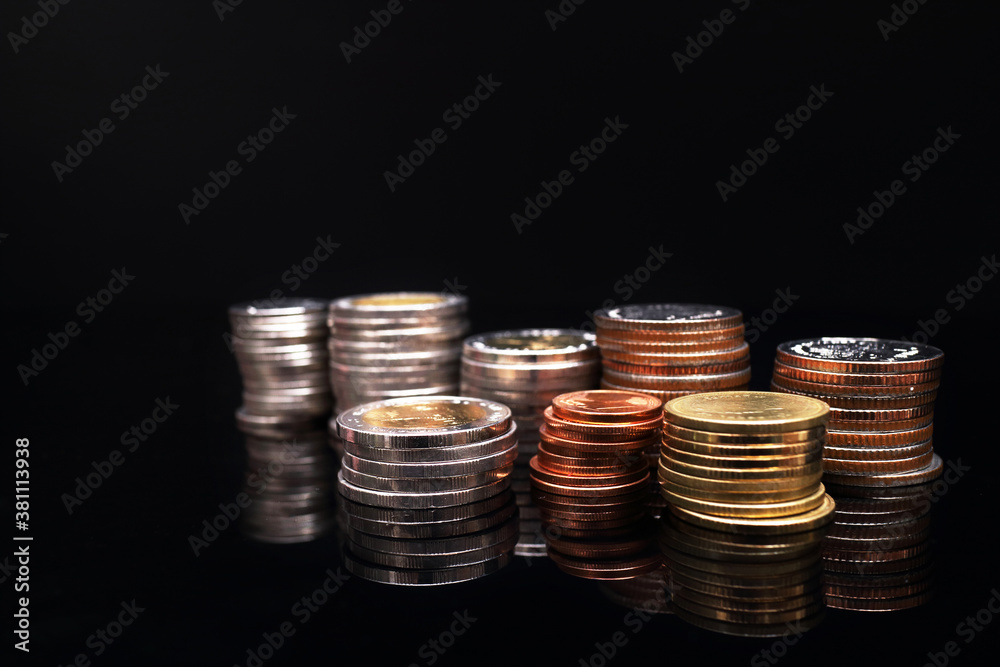 International financial consulting for finance and banking concept with rows coins for business background. International financial consulting for finance and banking concept with rows coins for business background.